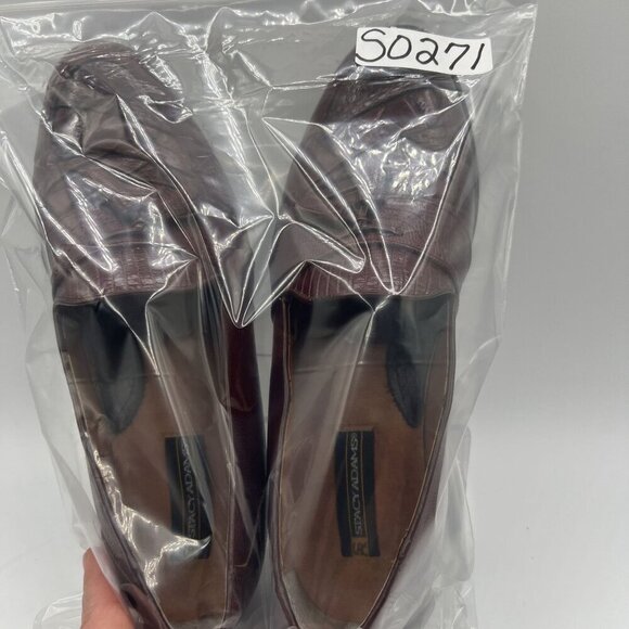 Stacy Adams Mens 11M Genuine Snake Leather Tassel Loafers Slip On Timeless Retro - Picture 15 of 15